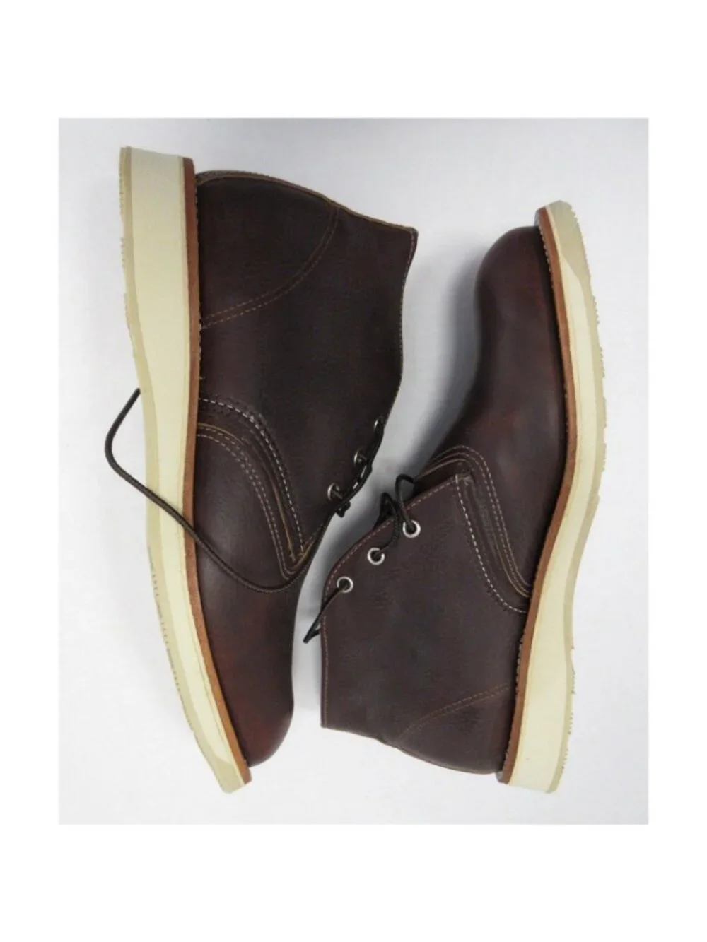 Red Wing Shoes Boots 11 D Chukka Leather Work Lace Up 3141 Made In USA